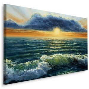 Plátno Mořské Vlny A Mraky Varianta: 30x20