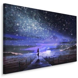 Plátno Noční Moře A Hvězdy Varianta: 100x70