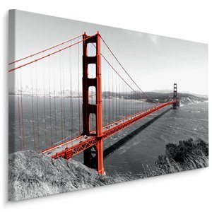 MyBestHome BOX Plátno Most Golden Gate V San Franciscu Varianta: 100x70