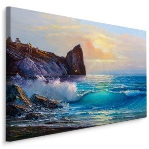 Plátno Skalnaté Pobřeží A Moře Varianta: 70x50