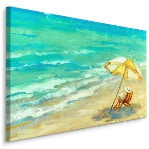 MyBestHome BOX Plátno Slunná Pláž A Moře Varianta: 120x80