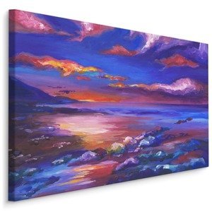 Plátno Abstraktní Barevné Moře Varianta: 40x30