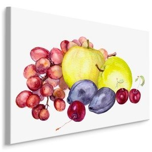 MyBestHome BOX Plátno Letní Ovoce Malované Akvarelem Varianta: 100x70