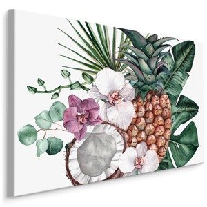 MyBestHome BOX Plátno Tropické Ovoce A Orchideje Varianta: 100x70