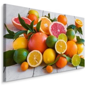 MyBestHome BOX Plátno Šťavnaté Citrusy Varianta: 100x70