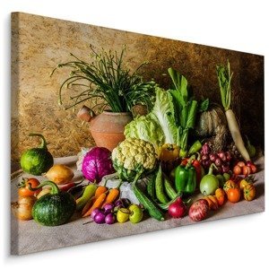 MyBestHome BOX Plátno Zelenina Od Všeho Trochu Varianta: 100x70