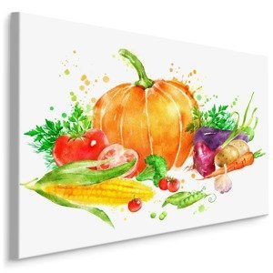 MyBestHome BOX Plátno Dýně Se Zeleninou Varianta: 70x50