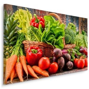 MyBestHome BOX Plátno Košík Čerstvé Zeleniny Varianta: 120x80