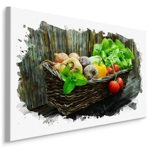 MyBestHome BOX Plátno Proutěný Koš Na Zeleninu Varianta: 70x50