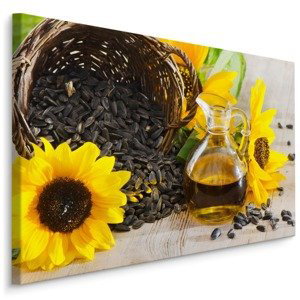 MyBestHome BOX Plátno Slunečnicová Semena A Olej Varianta: 120x80