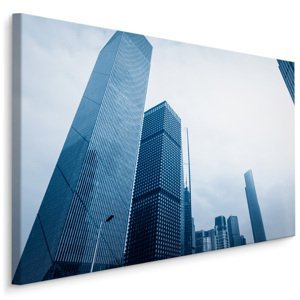 MyBestHome BOX Plátno Moderní Mrakodrapy, Hong Kong Varianta: 120x80