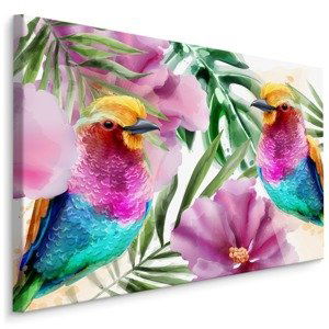 MyBestHome BOX Plátno Tropicano Birds Varianta: 100x70