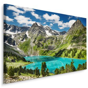 Plátno Jezero V Horách Varianta: 100x70