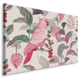 MyBestHome BOX Plátno Růžový Papoušek Varianta: 120x80