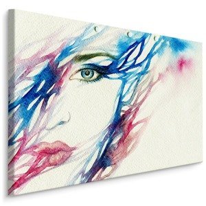 MyBestHome BOX Plátno Akvarel Ženská Tvář Varianta: 70x50