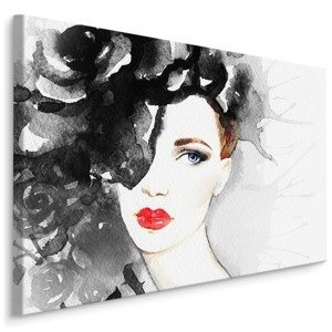 MyBestHome BOX Plátno Portrét Ženy V Akvarelu Varianta: 120x80