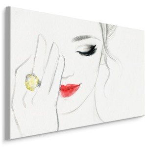 MyBestHome BOX Plátno Jemná Ženská Tvář Varianta: 100x70