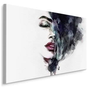 MyBestHome BOX Plátno Akvarel Ženská Tvář Varianta: 90x60