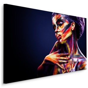 MyBestHome BOX Plátno Barevný Ženský Portrét Varianta: 100x70