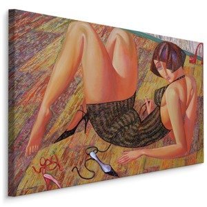 MyBestHome BOX Plátno Obraz Ženy V Abstraktním Vydání Varianta: 100x70