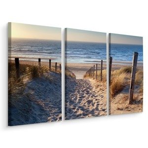 Vícedílné plátno Pláž Severního Moře 3D II. Varianta: 120x180