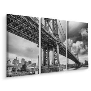 Vícedílné plátno Manhattan Bridge V New Yorku Varianta: 40x60
