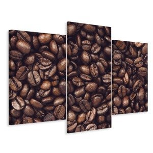 MyBestHome BOX Vícedílné plátno Pražená Kávová Zrna Varianta: 100x150