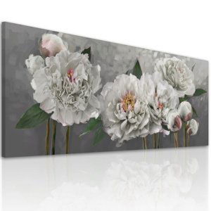 Obraz na plátně PEONY D 120x50 cm Ludesign