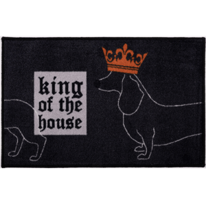 Kusový koberec - kobereček DOG III. černá 50x80 cm Multidecor