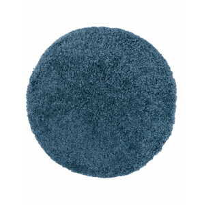 Kusový koberec SHAGGY JUST modrá Ø 67 cm Multidecor