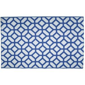 Venkovní vzorovaný koberec GEOMETRIA modrá různé rozměry Multidecor Rozměr: 120x170 cm