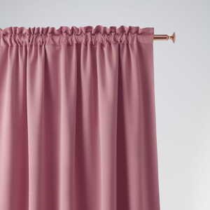 Dekorační závěs s řasící páskou COMO fashion růžová 140x250 cm (cena za 1 kus) MyBestHome
