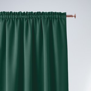 Dekorační závěs s řasící páskou ZODIAC zelená 180x250 cm MyBestHome