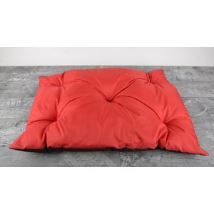 Prošívaný polštář pro psy 90x60 cm, červená, Mybesthome