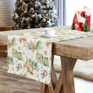 Vánoční ubrus - běhoun na stůl CHRISTMAS JOY VI. 40x180 cm Mybesthome