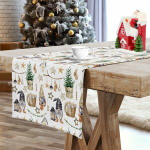 Vánoční ubrus - běhoun na stůl CHRISTMAS JOY IV. 40x140 cm Mybesthome