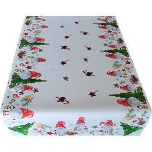 Vánoční ubrus - běhoun na stůl CHRISTMAS HELLO 40x220 cm Mybesthome