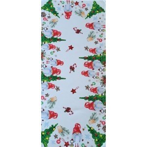 Vánoční ubrus - běhoun na stůl CHRISTMAS HELLO 40x85 cm Mybesthome