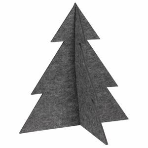 Vánoční stromeček PINE šedý různé velikosti Mybesthome Rozměr: 29x30 cm
