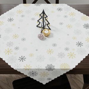 Vánoční ubrus na stůl WINTER 79x79 cm Mybesthome