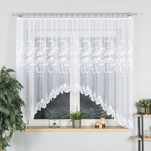 Dekorační oblouková krátká záclona IWONA 160 bílá 300x160 cm MyBestHome