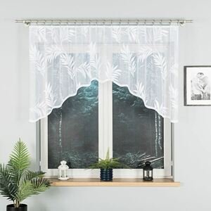Dekorační oblouková krátká záclona KAJA 100 bílá 250x100 cm MyBestHome