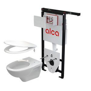 Set 5v1 pro závěsné WC Alca Jádromodul AM102/1120 WC Rimflow