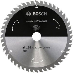 Kotouč Bosch Standard for Wood AKU 165×20×1,5 mm 48 z.