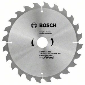 Kotouč pilový Bosch Eco for Wood 230×30×2,8 mm 24 z.