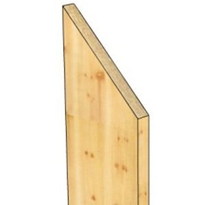 Plotovka dřevěná šikmina jednostranná 18×89×2000 mm