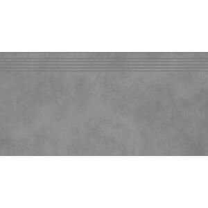 Schodovka Rako Extra 40×80 cm tmavě šedá DCP84724