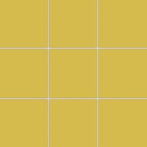 Dlažba Rako Color Two 10×10 cm tmavě žlutá matná GAA0K142