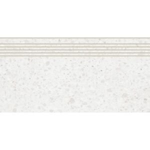 Schodovka Rako Porfido 30×60 cm bílá DCPSE810