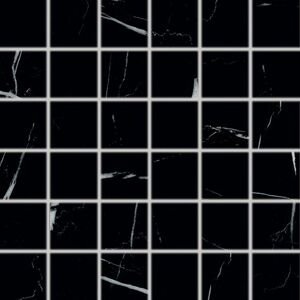 Mozaika Rako Flash 5×5 cm (set 30×30 cm) černá DDM06833